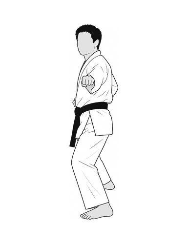 9 - chudan tettsui-uchi