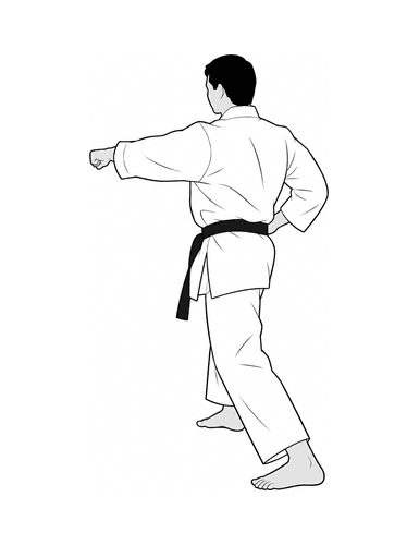 13 - chudan gyaku-zuki